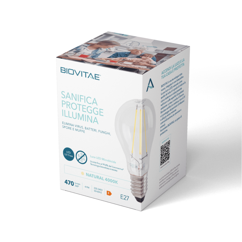 Biovitae Filament A40 4.000K - Natural scatola